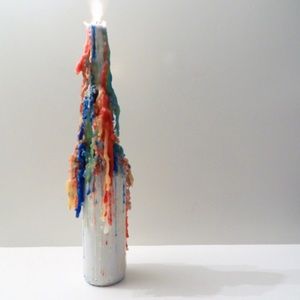 Urban outfitter color drip candles